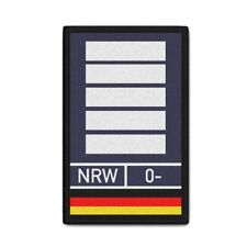 9,8x6cm Patch Justiz Dienstrangabzeichen gestalten Dienst Justizvollzug #35408