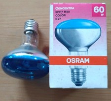 Osram CONCENTRA Reflektorlampe R80 E27 60W BLAU Strahler Reflektor Spot BLUE
