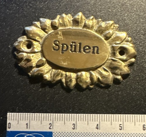 Türschild spülen toilette - türschild,