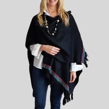 Poncho Lagenlook Cape Wende