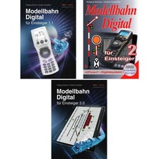 Roco 81385 + 81396 + 81393 Modellbahn Digital für Einsteiger Band 1.1+2+3 Neu