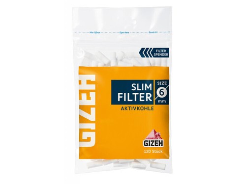 Gizeh slim filter - gizeh, aktivkohle