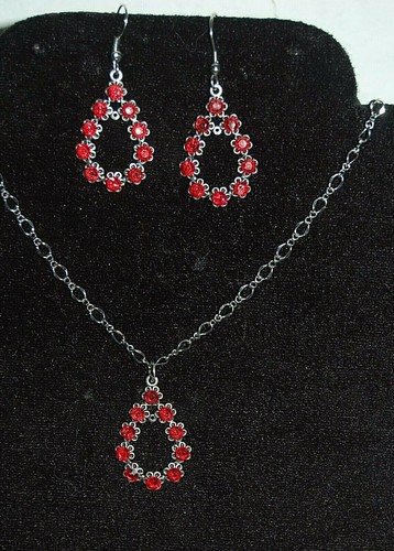 Schmuckset tropfen ohrhänger - schmuckset,