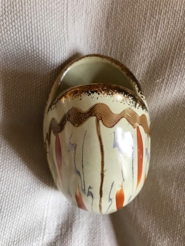 Fohr keramik vase - oval,, 10cm