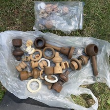 Vorhangstangen Zubehör Endstücke Holz