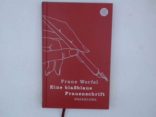 Eine blaßblaue frauenschrift - eine,