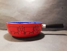 Käsefondue Topf Pfanne Caquelon "Schweiz" Ø 20,5 cm Emaille