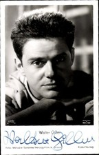 Ak Schauspieler Walter Giller, Portrait, Autogramm, Schwedenmädel - 10916256