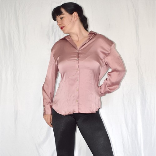 Satin bluse damen - satin, hemdbluse*