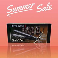 Remington Glätteisen Sleek & Curl (abgerundetes Design S6500  OHNE BOX