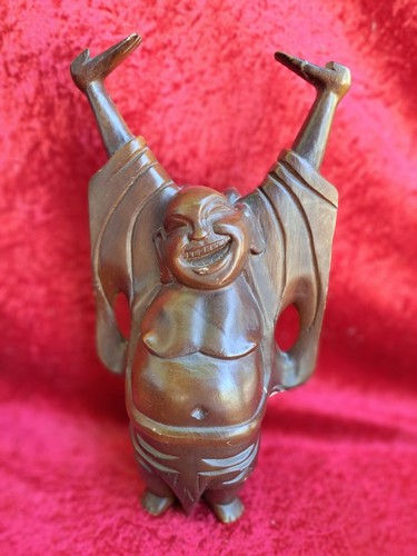 Schöne alte holzfigur - alte,
