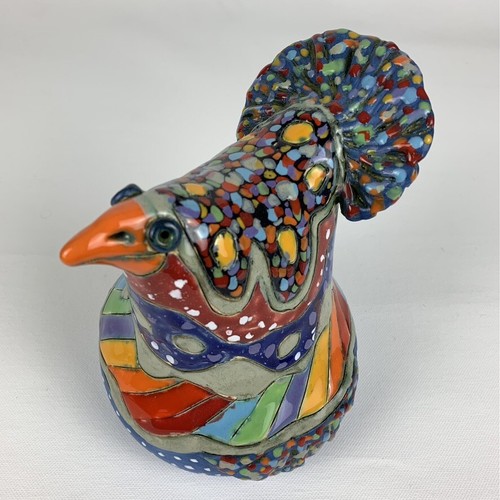 Bemalter vogel mit tupfen - vogel,