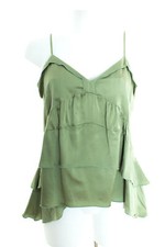 TRU TRUSSARDI Top Grün Seide