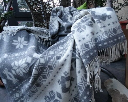 Wolldecke plaid 140x200cm - wolldecke,
