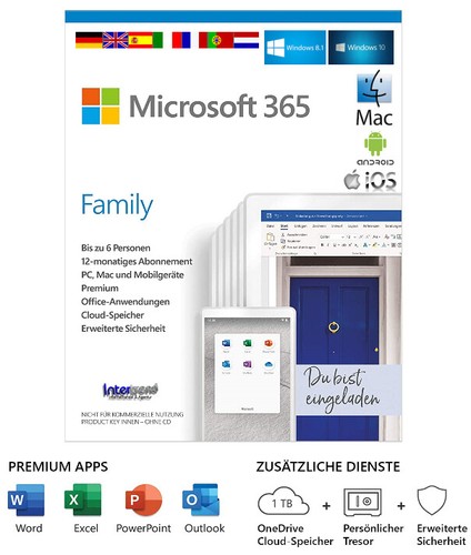 Microsoft 365 family - microsoft,