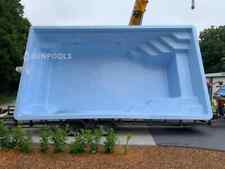 GFK, Schwimmbecken CUBA Pool 6.5 x 3.7 x 1.5m Fertigpool Hersteller⭐