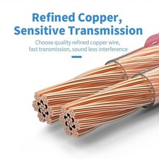 Lautsprecherkabel HiFi Audio Line Kabel Sauerstofffrei Kupferdraht für...