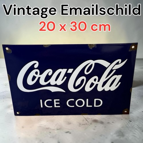Vintage alt coca cola emaille - vintage,