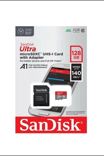 Sandisk 128gb microsd karte - sandisk,