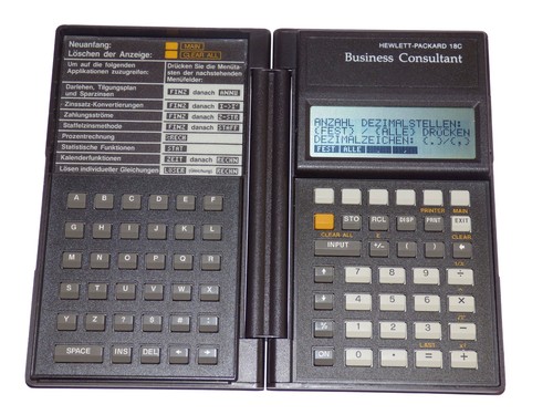 Taschenrechner 18c - taschenrechner,