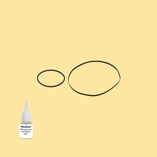 Riemen Öl = Kit 5 für Crown CSC-960 L Boombox