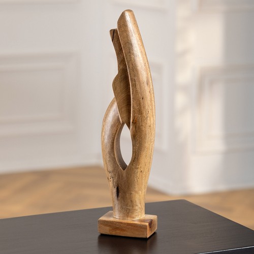 Massivholz skulptur amara - massivholz,