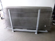 Massive Gittermatte verzinkt Gitter Drahtgitter Gitterzaun 210x96 cm