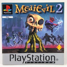 PS1 Playstation 1 Medievil 2 Platinum Handbuch Anleitung Gut