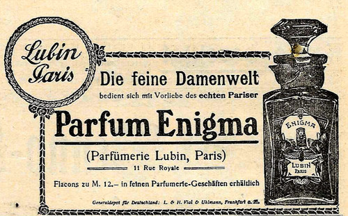 Werbung reklame 1907 - werbung/reklame, parfum