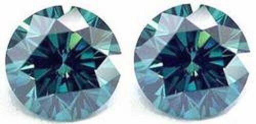 Matching blue diamonds round - 2,