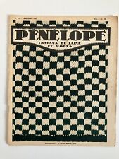 Pénélope Travaux de Laine et Modes Strickzeitschrift Frankreich 1931