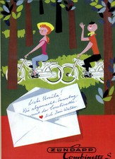 ZÜNDAPP -- Combinette S -- Liebe Ursula -- Poster-Plakat - Farbe -