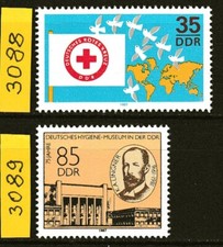 DDR 1987 - Mi.-Nr. 3088 + 3089