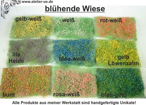 Atelierue blühende wiese h0 - wiese,