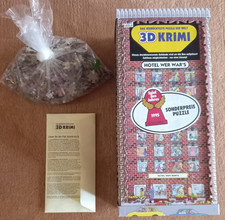 3D Krimi Puzzle 504 Teile -Hotel Wer war´s- MB PUZZLE - Spiel des Jahres 1995