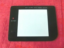  Displayglas Scheibe für Nintendo GameBoy Classic Schwarz (Echtglas) - NEU