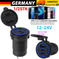 Auto Dual USB C Steckdose 3.0