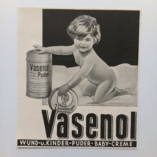 1931 Vasenol Körper Puder Vasenolwerke Köpp Leipzig Werbeanzeige Werbung Reklame