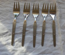 5x Gabel Kuchengabel DDR