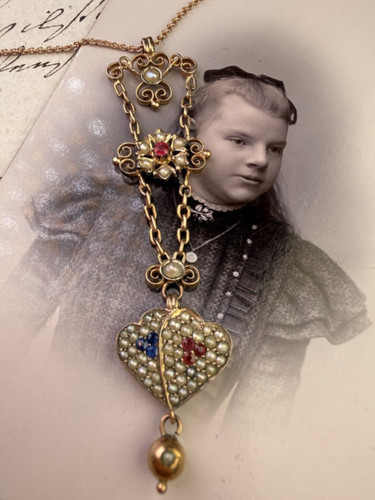 1890 collier 585 gold - 585,