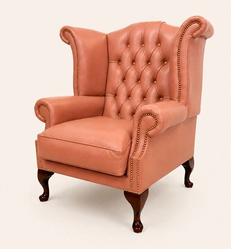 Chesterfield ohrensessel leder - chesterfield,