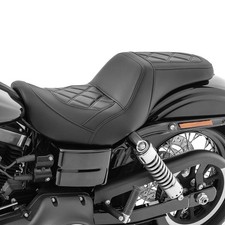 Defekt: Doppel Sitzbank / Sitz für Harley Davidson Dyna 06-17 Fahrer Beifahrer S