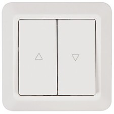 Jalousie-Taster Weiß Unterputz Rollladentaster Rolloschalter Markisenschalter UP