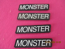 Ducati Monster Aufkleber/Aufnäher patches biker 4 Stück