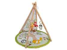 Lupilu Spieldecke Baby-Activity Tipi / Spieldecke mit bunten Plüsch-Anhängern