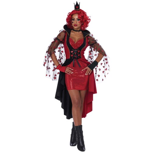 Red hearts queen - red, kleid