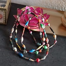 Kette,Boho,Afrika,XXL,Papierpe