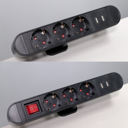 Tisch steckdose - 3x,