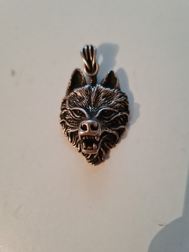 Anhänger wolf gesicht - gesicht, ko