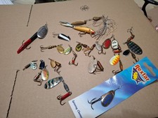 Blinker Spinner Kunstköder Angelzubehör alt vintage Köder